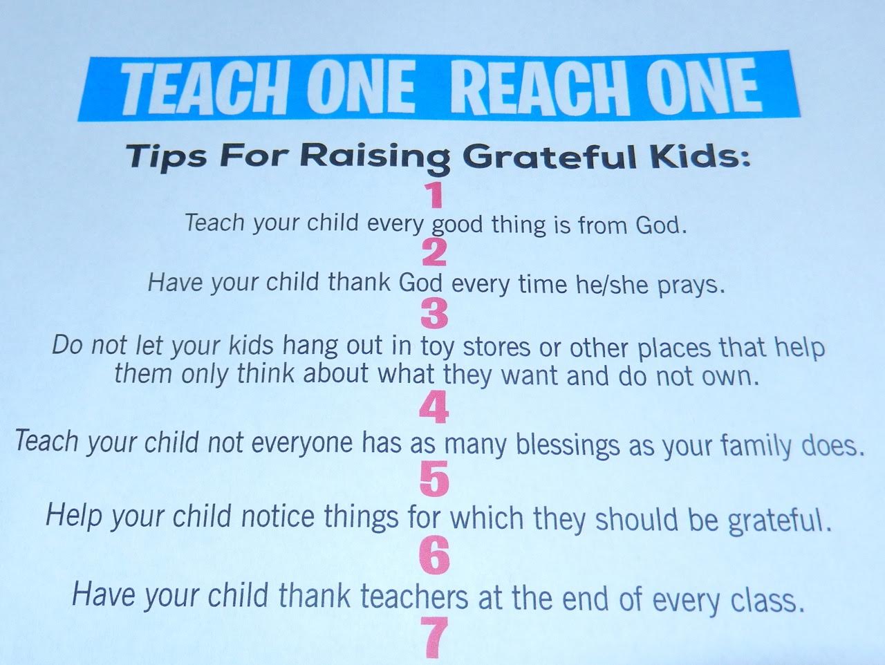 Tips for Raising Grateful Kids - Parenting Like Hannah